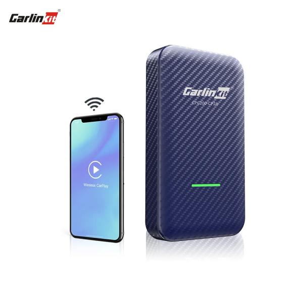 CP2A Wired to Wireless Adapter Carplay  & Android Auto 2 In 1 Adapter Dongle Auto Connection Standalone Smart Box