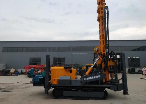 Yellow Portable 200mm Hydraulic Well Drilling Rig For Water Well Drilling