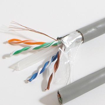 50MHz SFTP Shielding Type Cat 6 Ethernet Cable Copper Conductor LSZH Jacket