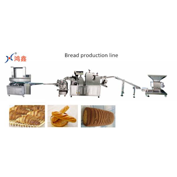1700*1750mm Shredded производственная линия хлеба 4KW
