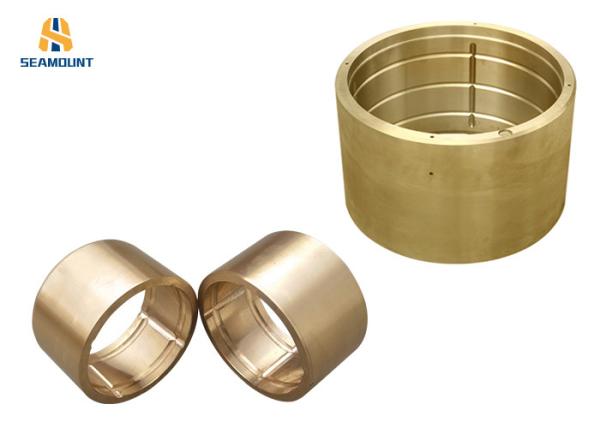 Oilite Lubricating Sintered Bronze Bushing Crusher Parts High Load Capacity