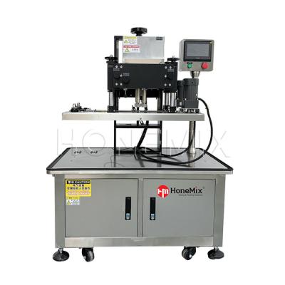 Electric Automatic Bottle Screw Capping Machine Four Wheels Filling Line