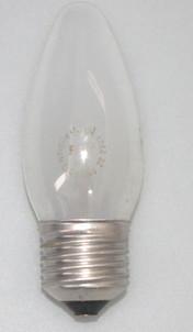 Energy Saving Candle Light Bulbs 25W , Traditional Light Bulbs Frosted Cover