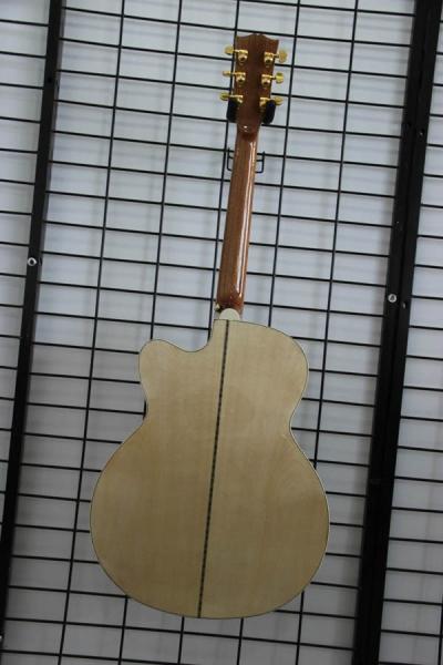 Free shipping China handmade J2002 nature cut away electric acoustic guitar
