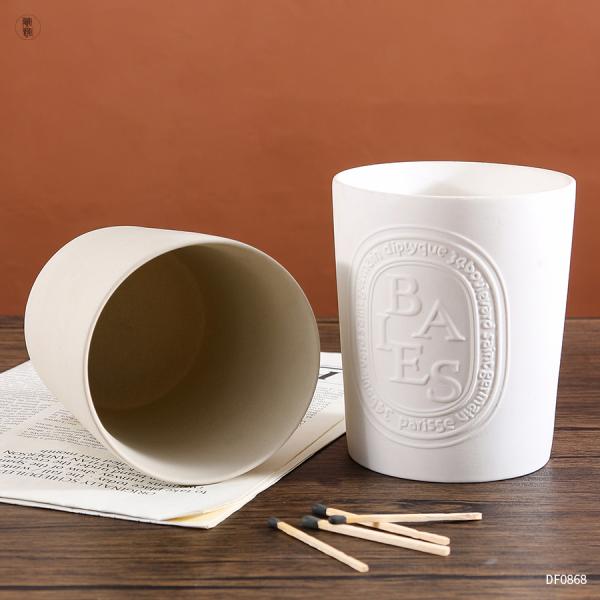 Выбитое штейном пустое керамическое Multi опарника свечи покрашенное с деревянными крышками