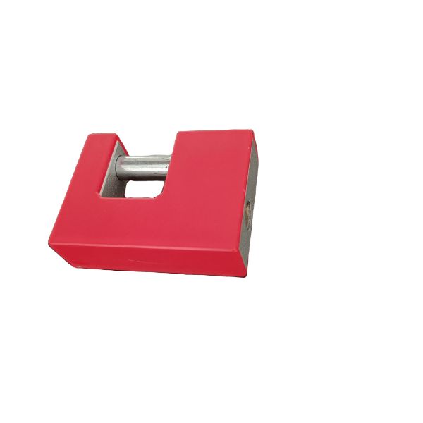 Rarlux Manufacturer Wholesale Safety Heavy Duty Iron Padlock Colored Plastic Covered High Security Rectangular Padlock