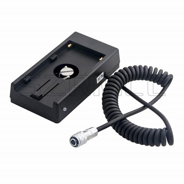 Blackmagic Cinema Camera 4K 12V Power Supply Mount Plate Adapter for Sony NP-F970 F960 F770 Battery