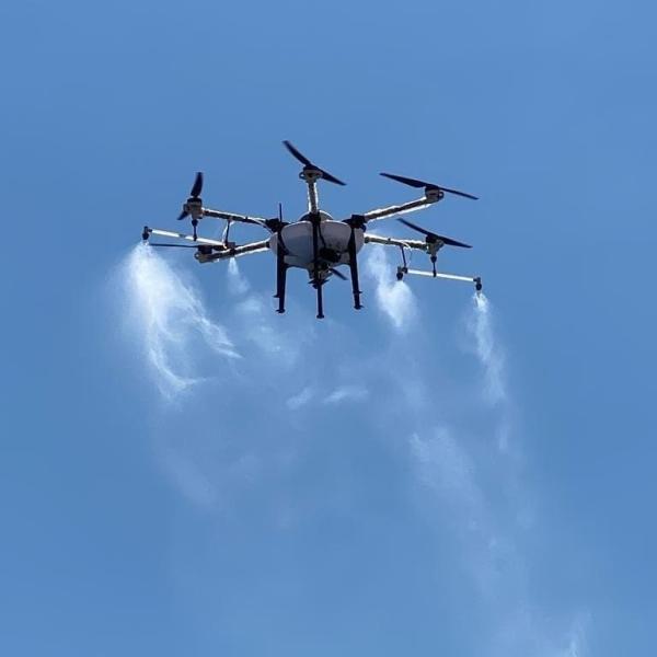 Unmanned Rotorcraft 10kg Plant Sprayer Agricultural Drone RoHS Certified Long Distance