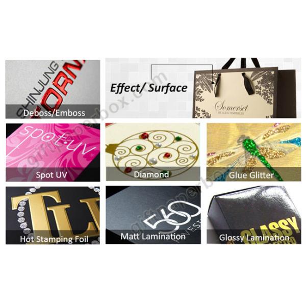 Хозяйственная сумка бумажных мешков логотипа сусального золота напечатанная таможней штейновая черная бумажная