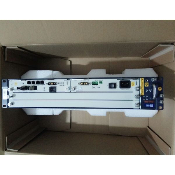 ZTE C320 OLT 8-port 48V DC 2U compact 10GE GPON OLT with 10Gb uplink and dual