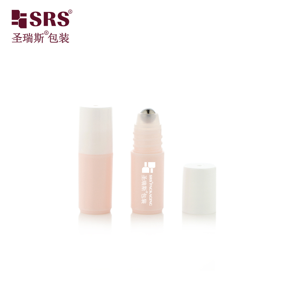 Portable 3ml Refillable Plastic Roller Bottle, Empty Roll‑on Vial With Plastic