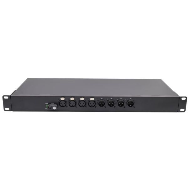 4 Channel Bidirectional XLR Audio Fiber Extender 4CH 2 Way Audio Over Fiber Extender