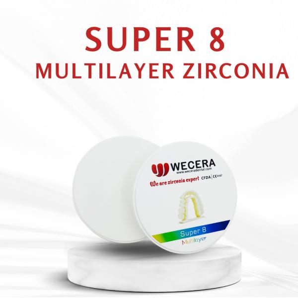 Blocs de zirconium de 98 mm/95 mm pour les laboratoires dentaires 2019 en translucide