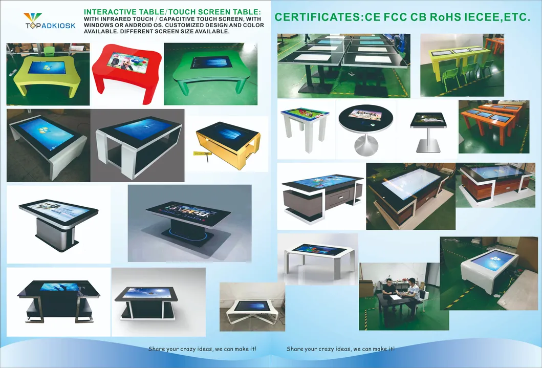 43-65 Inch Outdoor Touch Screen Kiosk 1920x1080 Resolution