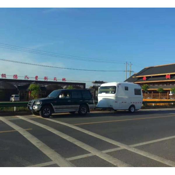 Легкий трейлер жилого фургона отбуксировки, компактные трейлеры Рв легковеса с тентом
