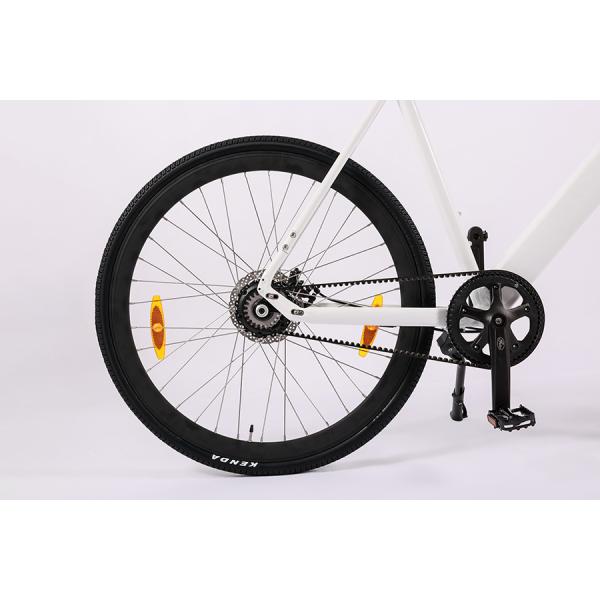 Rear Hub Motor Electric Purple Bicycle E-bike for Smooth Commuting on Highway Road