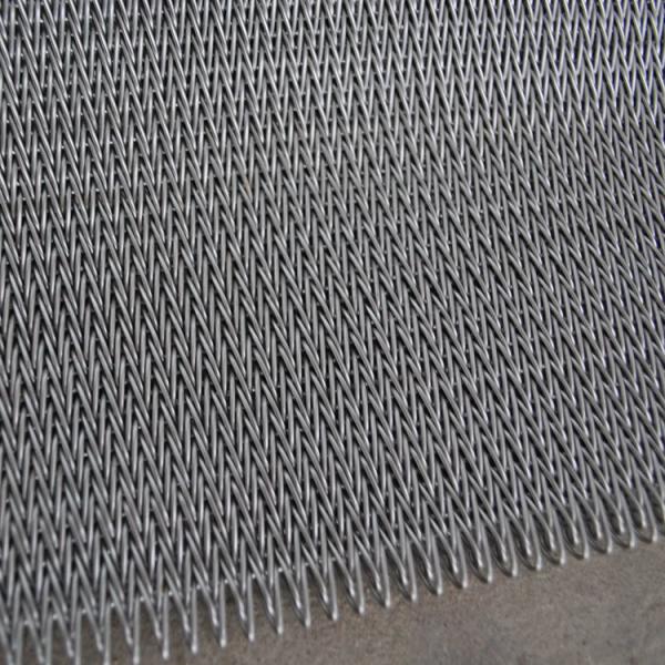 Weave Stainless Steel Mesh Belt Reverse For Friction Driven Machinery