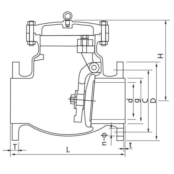 ANSI Swing Flanged Check Valve CE APPROVED Ориентировочное время доставки и быстрая доставка