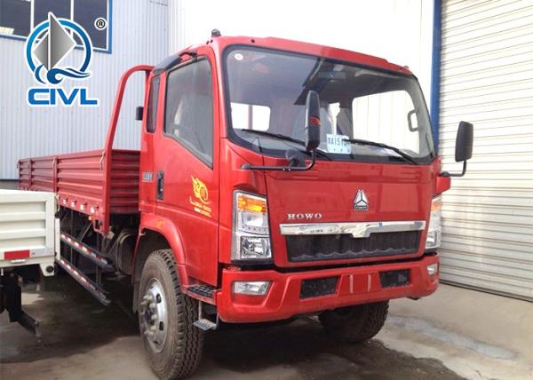 HOWO 4X2 Light Cargo Truck ( Stake Truck ) , Loading 3t-8t , 120hp,