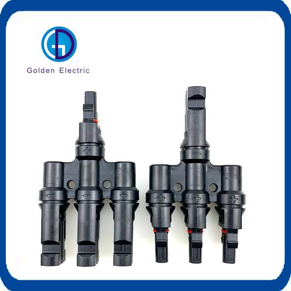 Mc4 3 in 1 out Connector for Multiple PV Solar System Connector PPO Housing Material