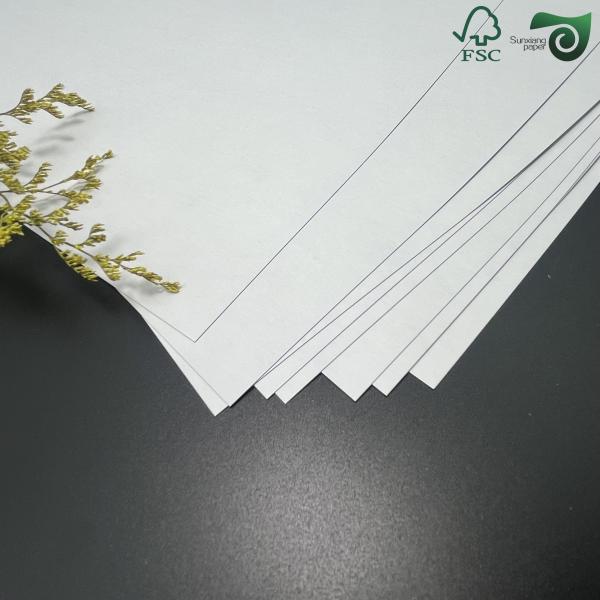 FSC Black Core White Paper Cardboard  290gsm 300gsm  For  Card Making