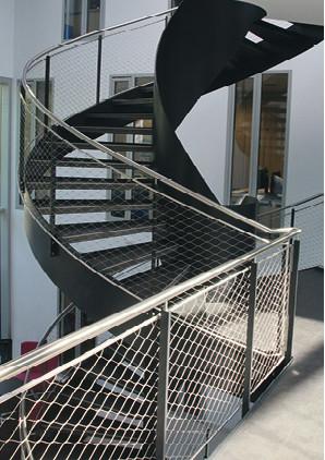 stainless steel 304/316 wire rope mesh fence,Stair handrail Decorative Guardrail mesh