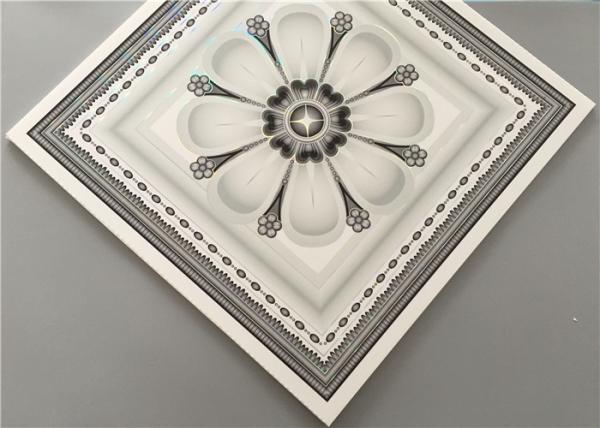 Customized Decorative Pvc Ceiling Tiles , Waterproof Ceiling Tiles Bathroom