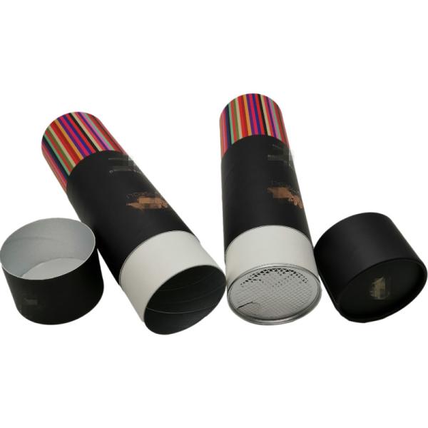 Biodegradable Coffee Powder Airtight Paper Tube Packaging Inner Aluminum Foil