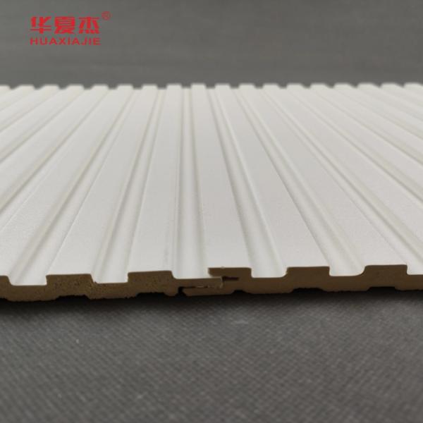 Pvc de alta qualidade WPC painel de parede design branco para decoração de parede de fundo de TV