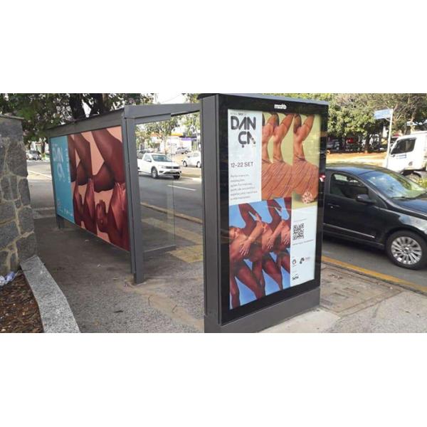 Original LG 49 inch 2500nits outdoor double side LCD Digital signage for bus shelter