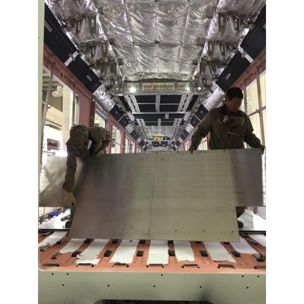 Fire Resistant Passenger Train Interior , Aluminum Honeycomb Board