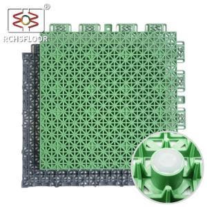 Weather Resistant Interlocking Pickleball Courts Flooring 1.27cm Thickness