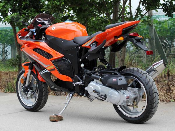 Single Cylinder 50cc Chopper Motorcycle With 60 Km/H Max Speed For Road