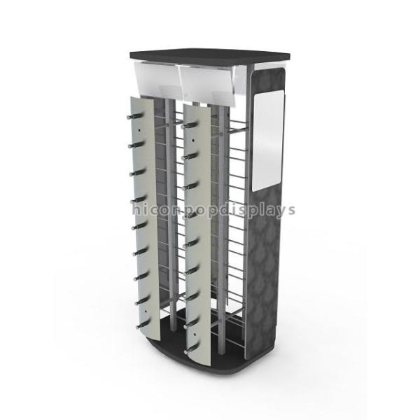 Custom Point Of Purchase Merchandising Spinner Eyewear Display Rack Countertop