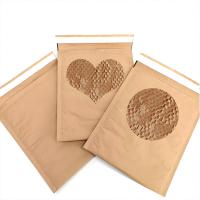 Brown Honeycomb Paper Mailer Waterproof 30x40cm Recycled Paper Mailing Bags