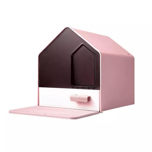 Convenient Practical Plastic Cat Toilet With Litter Scoop