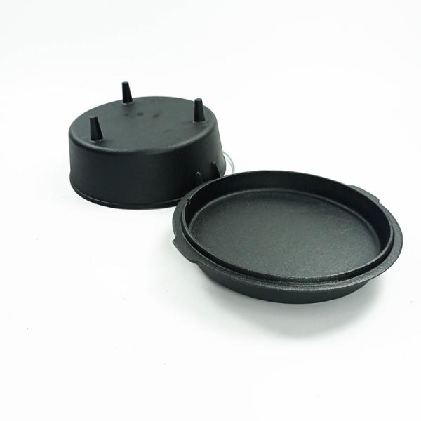 OEM Enamel Cast Iron Pot 24.5X13.5 For Home Cooking And Camping