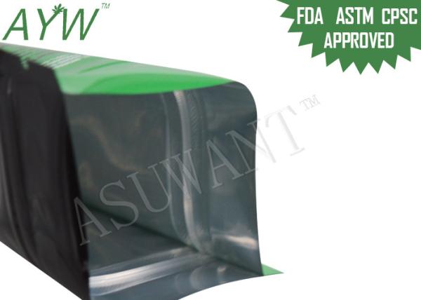 Opaque Plastic Lockable Medication Bag , Stand Up k Bags For Vegan Energy Weed