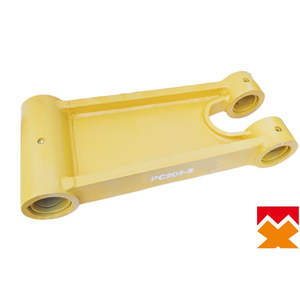 40MnB Pc200-5 Excavator H Link Komatsu Undercarriage Parts Yellow