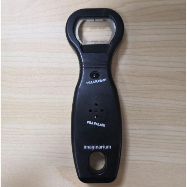 Advertising Promotion Beer Bottle Opener Music Black Stainless Steel 135*50*15mm