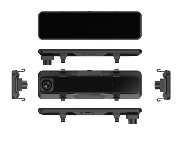 IPS LCD 4K Dash Camera 10.88 Rear View Mirror Full HD 1080P Car Dvr Auto