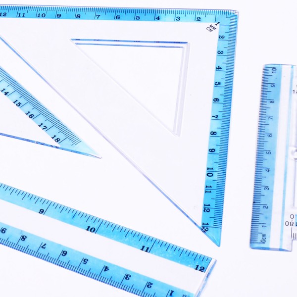 fast moving wholesale 4pcs 30cm geometric ruler set