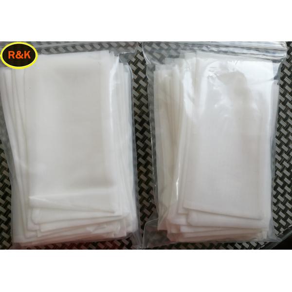 Empty Silk Unbleached Nylon Rosin Bags 90 Micron Aperture Food Grade