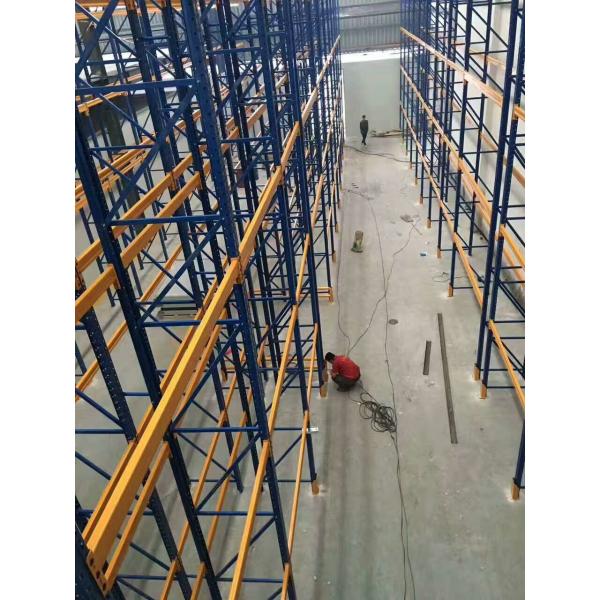 Industrial Overhead Storage Warehouse Rack Stainless Steel 1-2.5mm Depth