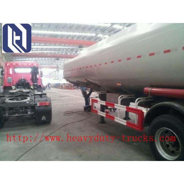 Cimc 30000L 3 Axle Semi Trailer Trucks With Aluminum Or Stainless Steel Water Milk Oil Tank