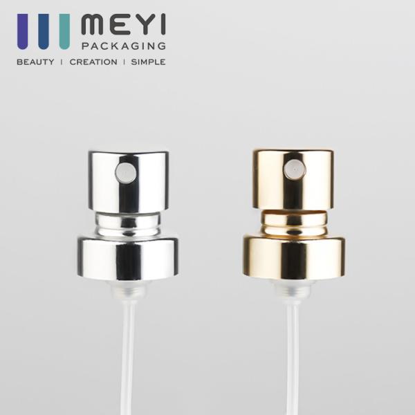 Two Shiny Colors Aluminum Perfume Spray Pump For Luxury Perfume Bottles