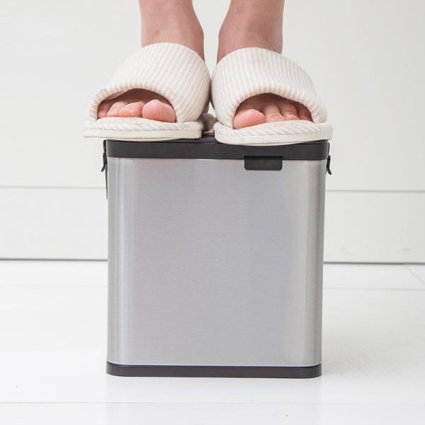 Kitchen Sink Stainless Steel Kitchen Cabinet Built-in Pull Out Waste Bin