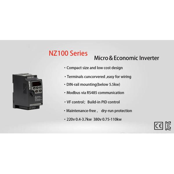ZONCN NZ100 Vector Drive Vfd 220v 380v 5.5kw NZ100-5R5G-4
