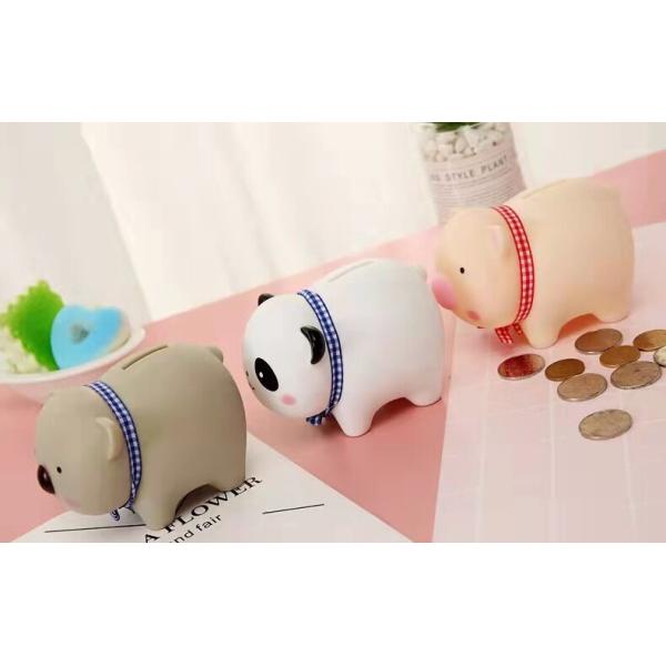 Small Size 13x15cm Money Piggy Bank CE FCC ROHS certification