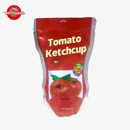 Natural Flavour Ketchup 500g ISO Certificate Bag Ketchup For Dipping Sauce